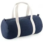 BagBase Reisetasche Reisetasche Denim Barrel Bag - 25 x 50 x 25 cm