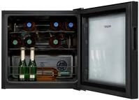 exquisit Weink&uuml;hlschrank WS1-12-GT-030G schwarzPV, f&uuml;r 14 Standardflaschen &aacute;