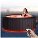 mSpa Whirlpool Aurora U-AU062 aufblasbarer Whirlpool, aufblasbares Aufstellbecken,