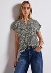 STREET ONE Kurzarmbluse mit Minimal Print
