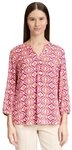 Cartoon Blusentop Bluse Kurz 3/4 Arm