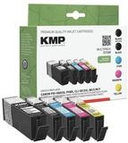 KMP Tintenpatrone (Set, 5-tlg., ersetzt Canon...