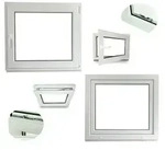 JeCo Fenster Ecoline Kunststofffenster 2-fach Verglasung, wei&szlig; 90 cm x 50 cm
