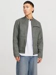 Jack & Jones Bikerjacke JJEDYLAN mit wasserabweisender Funktion unifarben, modisch,