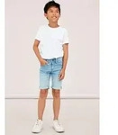 Name It Jeansshorts NKMSILAS SLIM DNM L SHORT Baumwollmischung, Stretch, Umschlagsaum