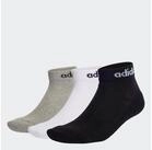adidas Sportswear Sportsocken LINEAR CUSHIONED ANKLE SOCKEN, 3 PAAR (3-Paar)