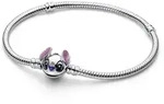 Pandora Armband PANDORA Disney Stitch Schlangenarmband aus 925er Silber silberfarben