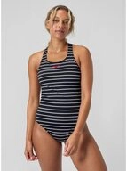 Speedo Badeanzug Speedo Damen 8-00305300334 Badeanzug mit Print Schwarz