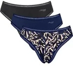 sloggi Slip GO Crush (3er Pack) mit Spitzendetails, Multipack, hoher Beinausschnitt