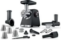 BOSCH Fleischwolf Serie 6 MFWS660B, 3,5kg/Min., Raspel, 2 Lochscheiben (3&8mm),