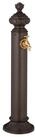 relaxdays Gartenbrunnen Standbrunnen antik 87 cm, braun