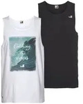 Ocean Sportswear Tanktop (2er-Pack) in Baumwoll -Qualit&auml;t schwarz S (44/46)