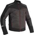 Lindstrands Motorradjacke Textile Jacket Delsbo Black Grey