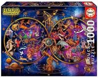 Educa Puzzle Sternbild Leuchtradierer 1000 Teile, Puzzleteile