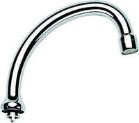 Grohe Ablaufrohr GROHE Rohrauslauf Ausladung 140mm 13076 schwenkbar m. Anschlag...