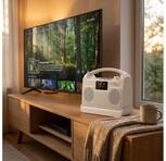 Technaxx TV Lautsprecher f&uuml;r Senioren: Kabellose H&ouml;rhilfe, Bluetooth & Optisch