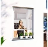 Insektenschutzrollo Plus f&uuml;r Fenster, Fliegengitter Rollo aus Alu, Windhager,