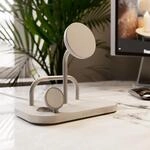Zens 4-1 Wireless Charger 60W USB C, wei&szlig; Powerbank