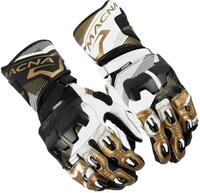 Macna Motorradhandschuhe Powertrack 2.0 Motorrad Handschuhe mit Fingerbr&uuml;cke,lange