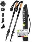 Juskys Wanderst&ouml;cke (2 St), Alu Teleskop, leicht & ausziehbar, f&uuml;r Damen & Herren,