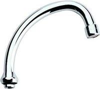 Grohe Ablaufrohr GROHE Rohrauslauf Ausladung 140mm 13071 schwenkbar o. Anschlag...
