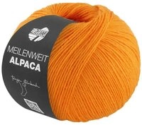 LANA GROSSA Meilenweit 6-fach 150g Alpaca uni H&auml;kelwolle, 390 m