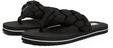 Zehentrenner TOMMY JEANS "BRAIDED THONG BEACH SANDAL", Damen, Gr. 36, schwarz,