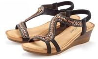 Sandalette VIVANCE "Sommerschuh, offener Schuh, Sandale, Keilsandalette", Damen, Gr.