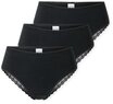 Schiesser Brasilslip Modern Multipacks (3er Pack) Spitzenb&auml;nder, Single-Jersey,