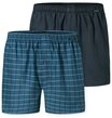 Schiesser Weiter Boxer Boxershorts Multipacks (2er Pack) mit Eingriff, Gummizug