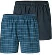 Weiter Boxer SCHIESSER "Boxershorts Multipacks", Herren, Gr. 4, blau (911,