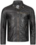 Rock Creek Lederjacke Herren Lederjacke H-291