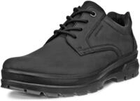 Schn&uuml;rschuh ECCO "Rugged Track Wp Plain Toe", Herren, Gr. 39, schwarz, Leder, Schuhe