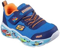 Lauflernschuh SKECHERS "PLAY SCENE", M&auml;dchen, Gr. 21, blau (blau, orange),