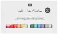 Rico Design Pastellkreide Soft Oil Pastels, 12 extra weiche &Ouml;lpastellkreiden,
