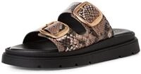 Tamaris Pantolette, Keilabsatz, Sommerschuh, Schlupfschuh, verstellbare Schnallen