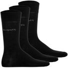bugatti Kurzsocken Herren Socken 3er Pack Baumwollmischung (Packung, 3er Pack)