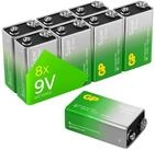 Gp GP Super Alkaline-Batterie E-Block, 6LR61, MN1604, 9V, 8 St&uuml;ck Batterie