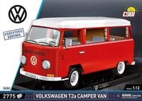 COBI Weihnachtsbaumkugel Bausatz Volkswagen T2a Camper Van rot/wei&szlig; 1:12...