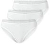 Rioslip SCHIESSER "Modern Multipacks", Damen, Gr. 36, wei&szlig;, Single Jersey,