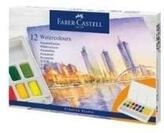 Faber-Castell Aquarellfarbe FABER-CASTELL Aquarellfarben in N&auml;pfchen 12er Etui