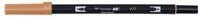 TOMBOW Pinselstift ABT Dual Brush Pen, (saddle brown), zwei Spitzen, f&uuml;r Hand