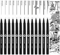MOLOTOW Fineliner Fineliner-Set schwarz 13 Set