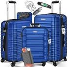 KESSER Kofferset, 4 Rollen, (3 tlg), 3tlg. Hartschalenkofferset...