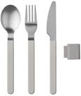 Mepal Besteck-Set Mepal Silueta 3 pcs Besteck - Nordic white