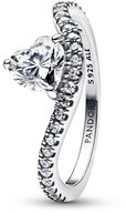 Pandora Silberring Damen-Welliges Pav&eacute; Silber