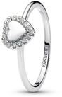 Pandora Fingerring PANDORA Timeless Damen Herzring aus 925er Silber, Zirkonia