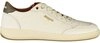 Blauer Sneaker Wei&szlig;er Herren-Sportschuh mit gr&uuml;nen Details und