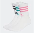 adidas Performance Funktionssocken 3-STREIFEN CUSHIONED CREW, 3 PAAR (3-Paar)