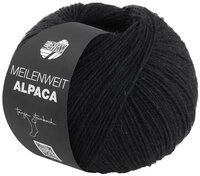 LANA GROSSA Meilenweit 6-fach 150g Alpaca uni H&auml;kelwolle, 390 m